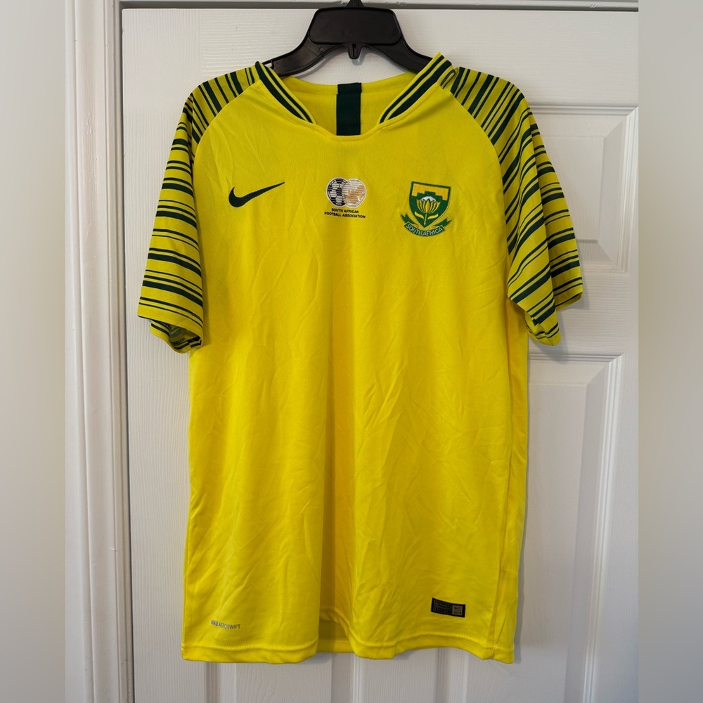 Nike South Africa soccer jersey. Size XXL but fits more like a M or L. Rare.